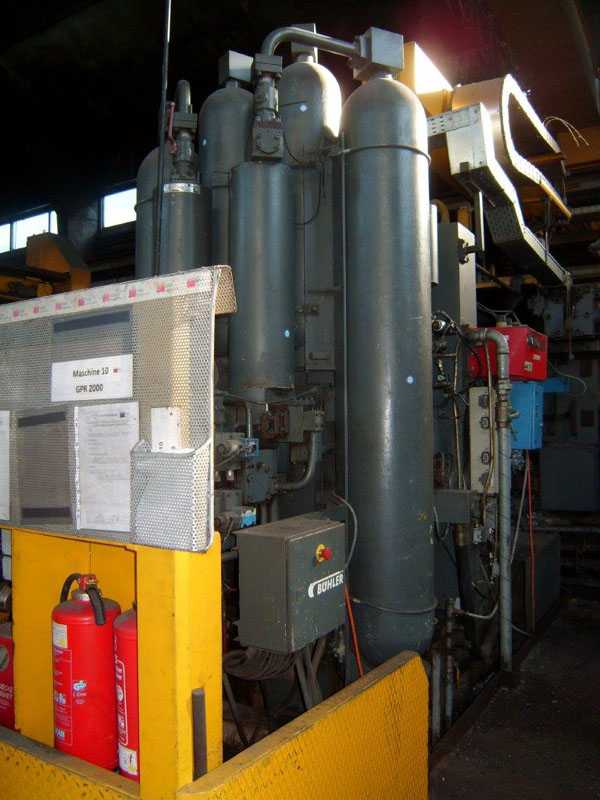 Buhler GPR-H-2000B İkinci el soğuk kamaralı basınçlı döküm makineleri KK1339