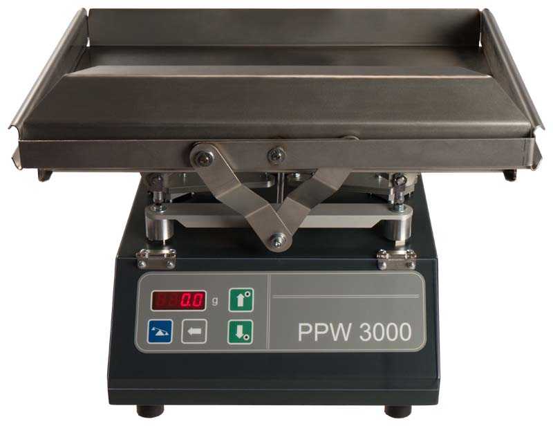 Высокоскоростные весы PPW 3000 с двойным наклоном для контроля комплектности компонентов