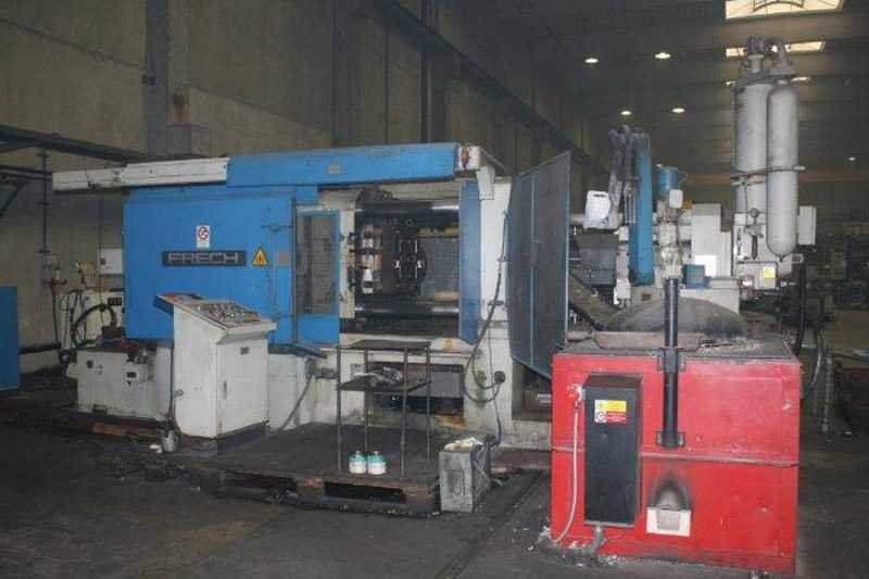 Frech DAK 500/315 S DCRC cold chamber die casting machine, used
