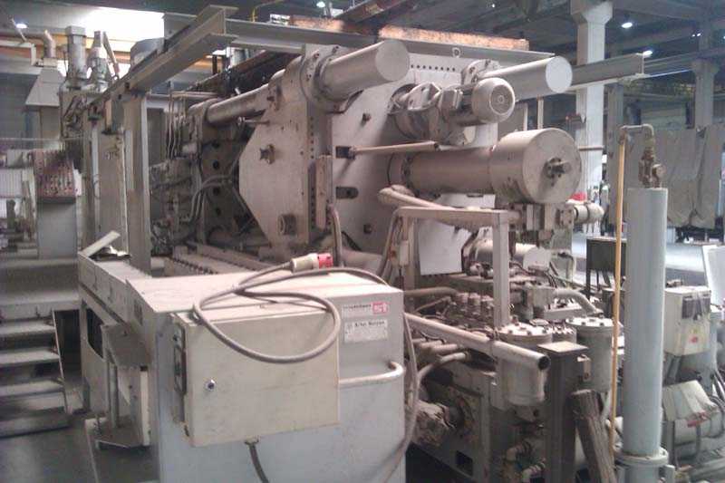 Wotan DMK h 2000 cold chamber die casting machine, used