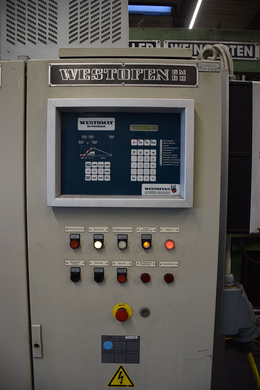 Weingarten GDK 500 İkinci el soğuk kamaralı basınçlı döküm makineleri KK1436