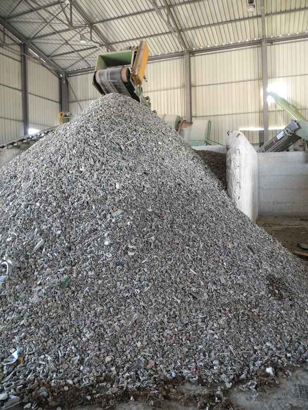 Oberlaender Shredder production line for aluminium scrap