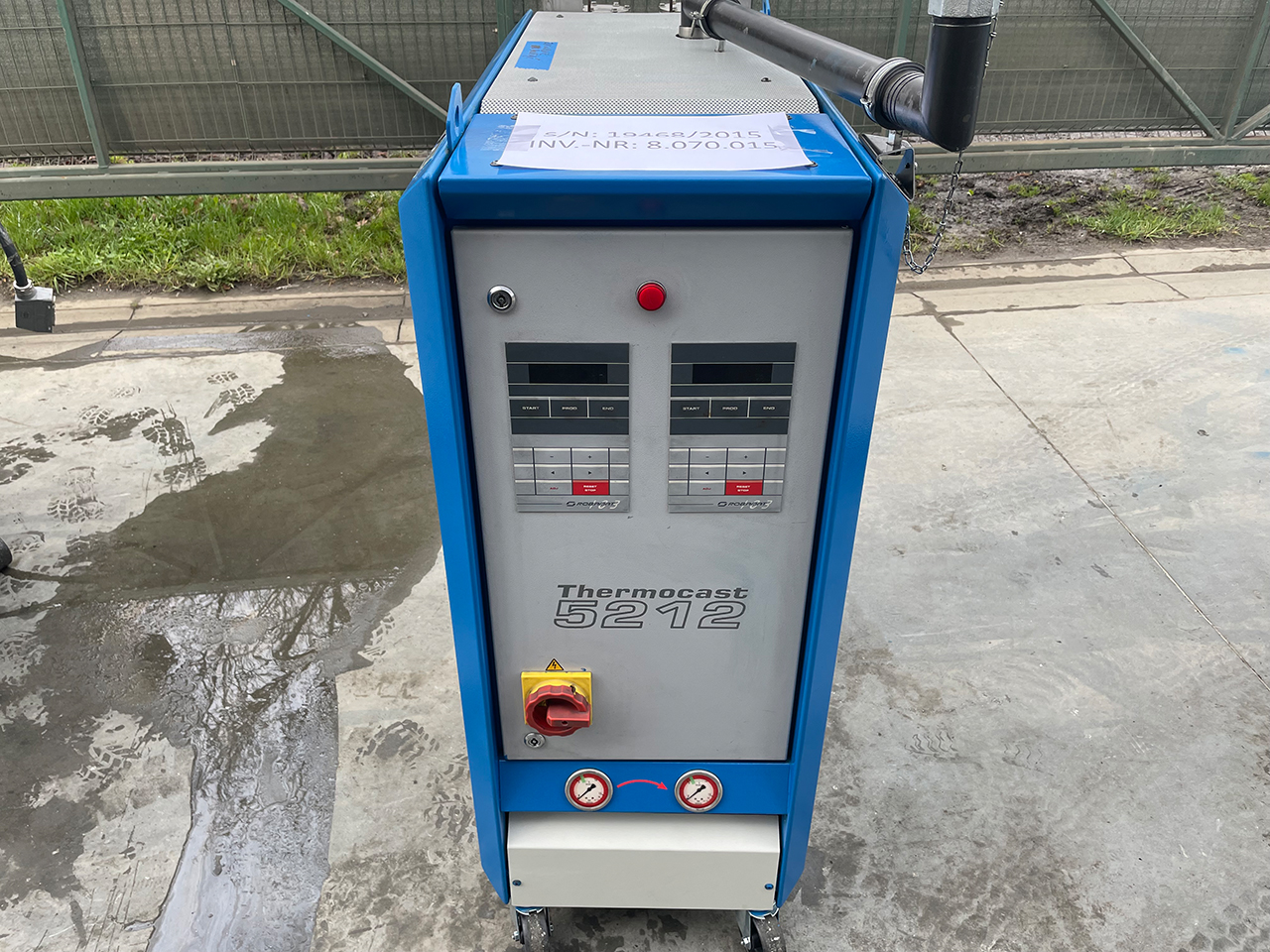 Robamat Thermocast 5212 oil temperature control unit ZU2215, used