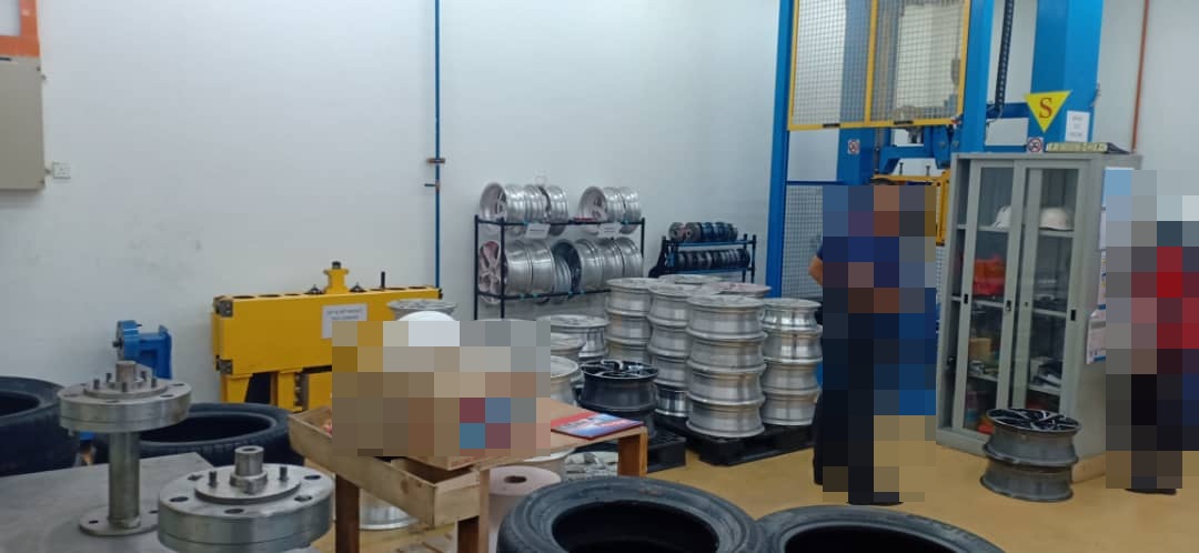 завод по производству алюминиевых колес для легковых автомобилей IA2551, б/у