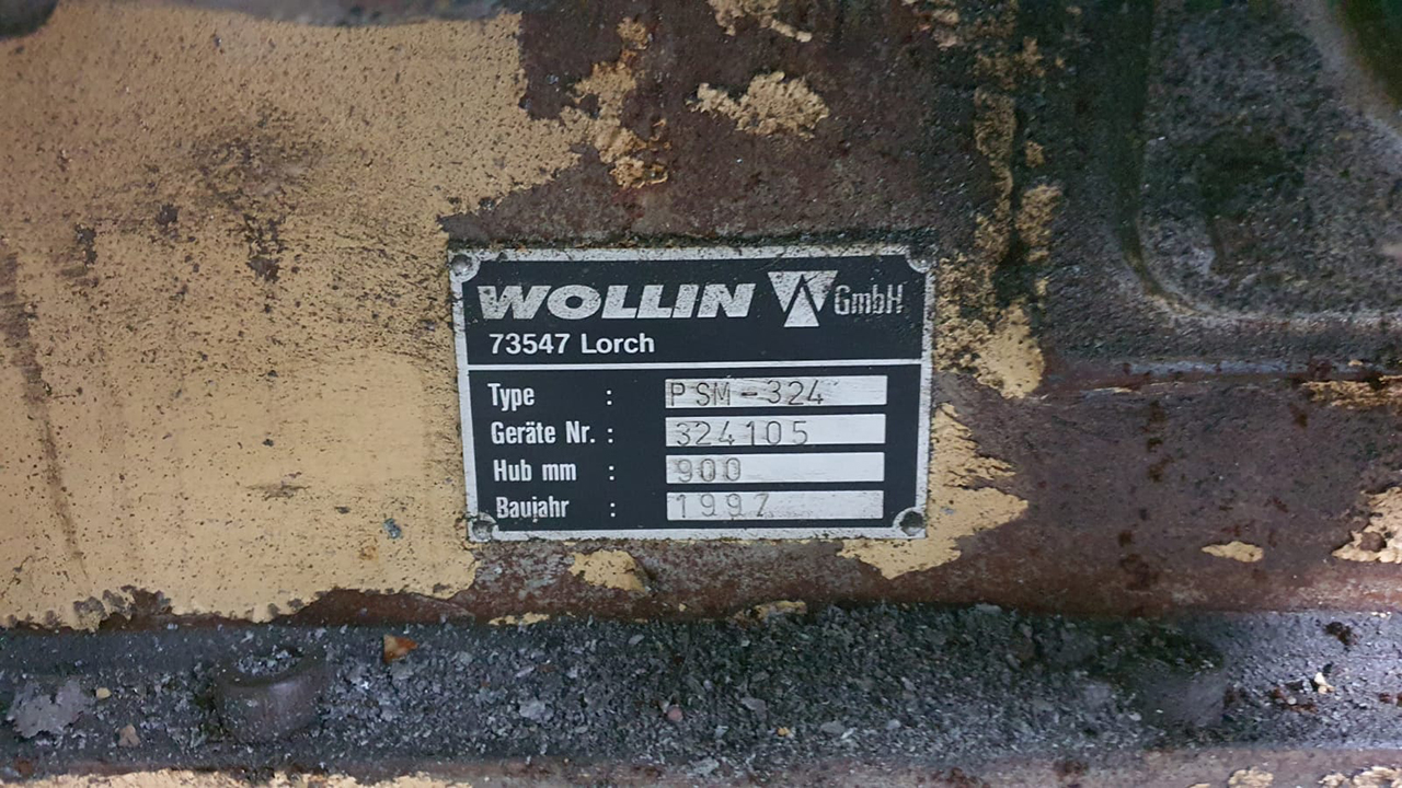 Wollin PSM 324 püskürtme makinesi FS1751, kullanılmış