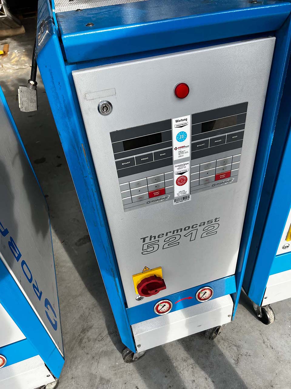 Robamat Thermocast 5212 oil temperature control unit ZU2197, used