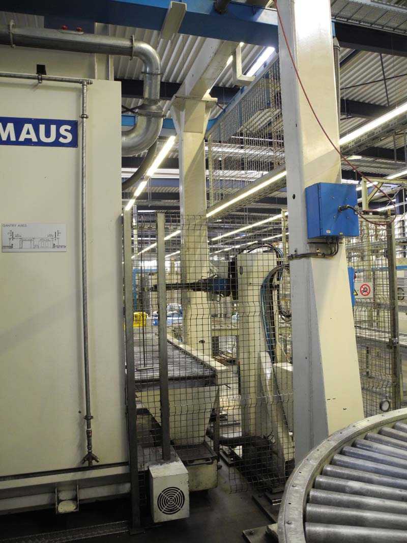 Maus drilling- and turning center for aluminium wheels line 7, used