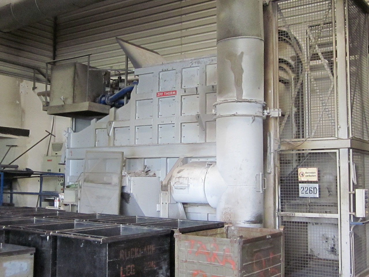 ZPF S-G1.5 T5 melting and holding furnace O1652, used