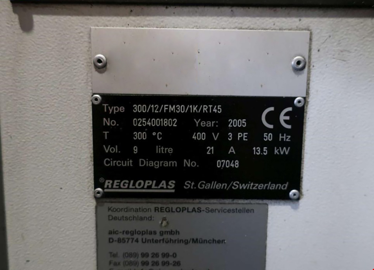 Regloplas 300/12/FM30/1K/RT45 temperature control unit ZU2144, used