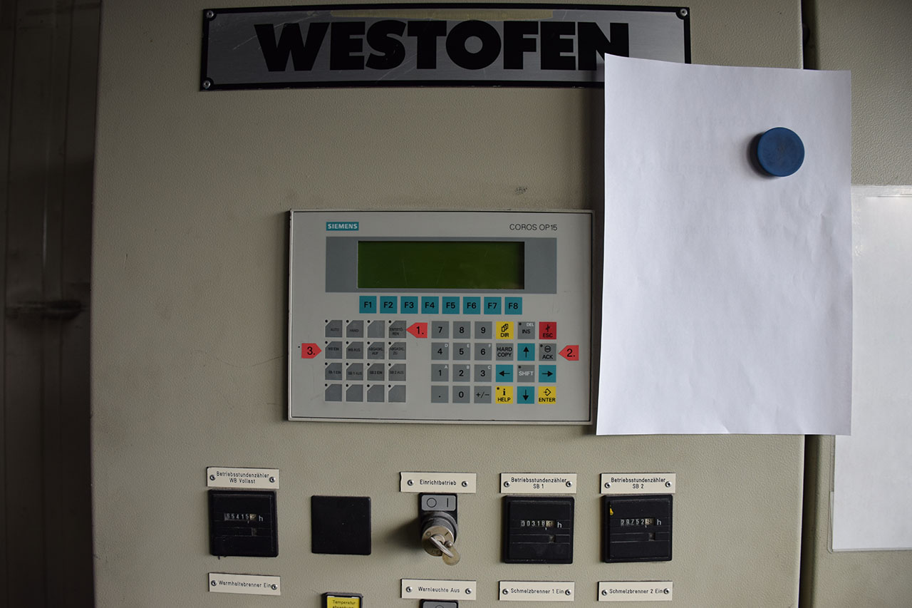 Westofen eritme / bekletme fırını WO 150/300 WA-KSG O1647, kullanılmış