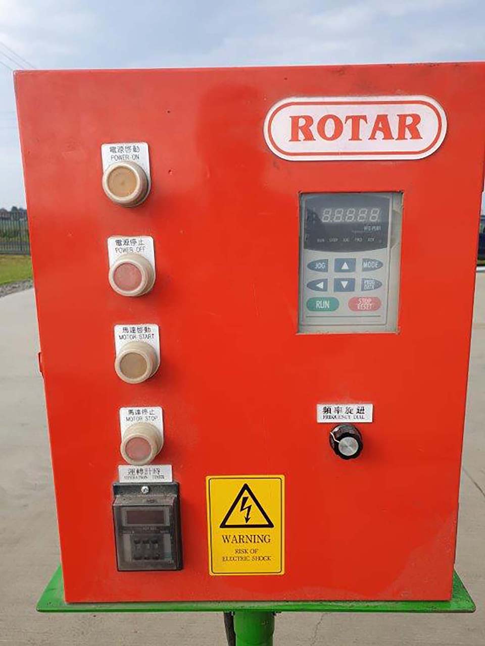 Rotar VBUC 80 rotary vibratory finishing machine GA2226, used
