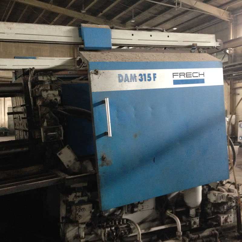 Frech DAM 315 F Magnesium Hot Chamber Die Casting Machine, Used WK1333
