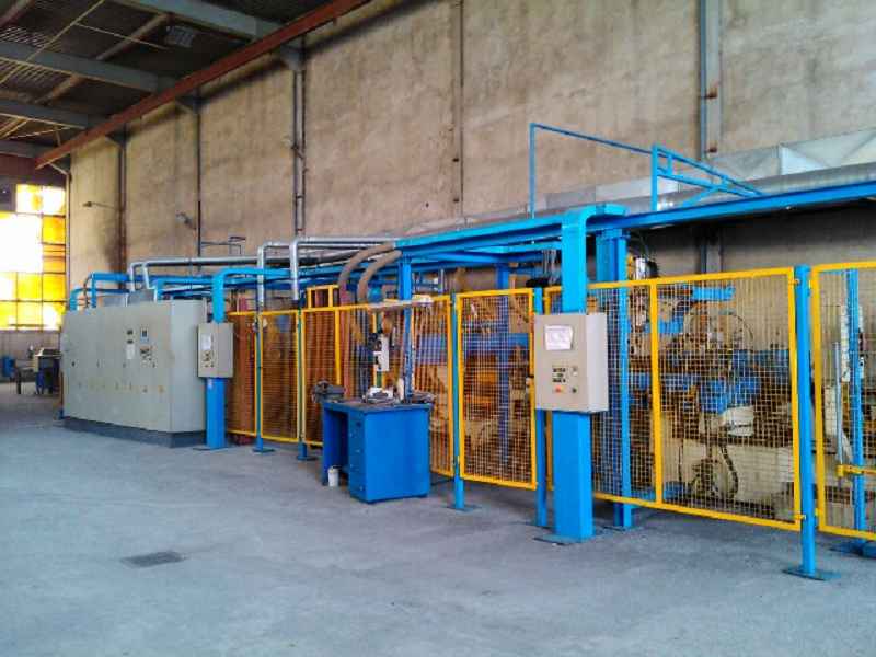 Savelli production line for aluminum radiator elements, used