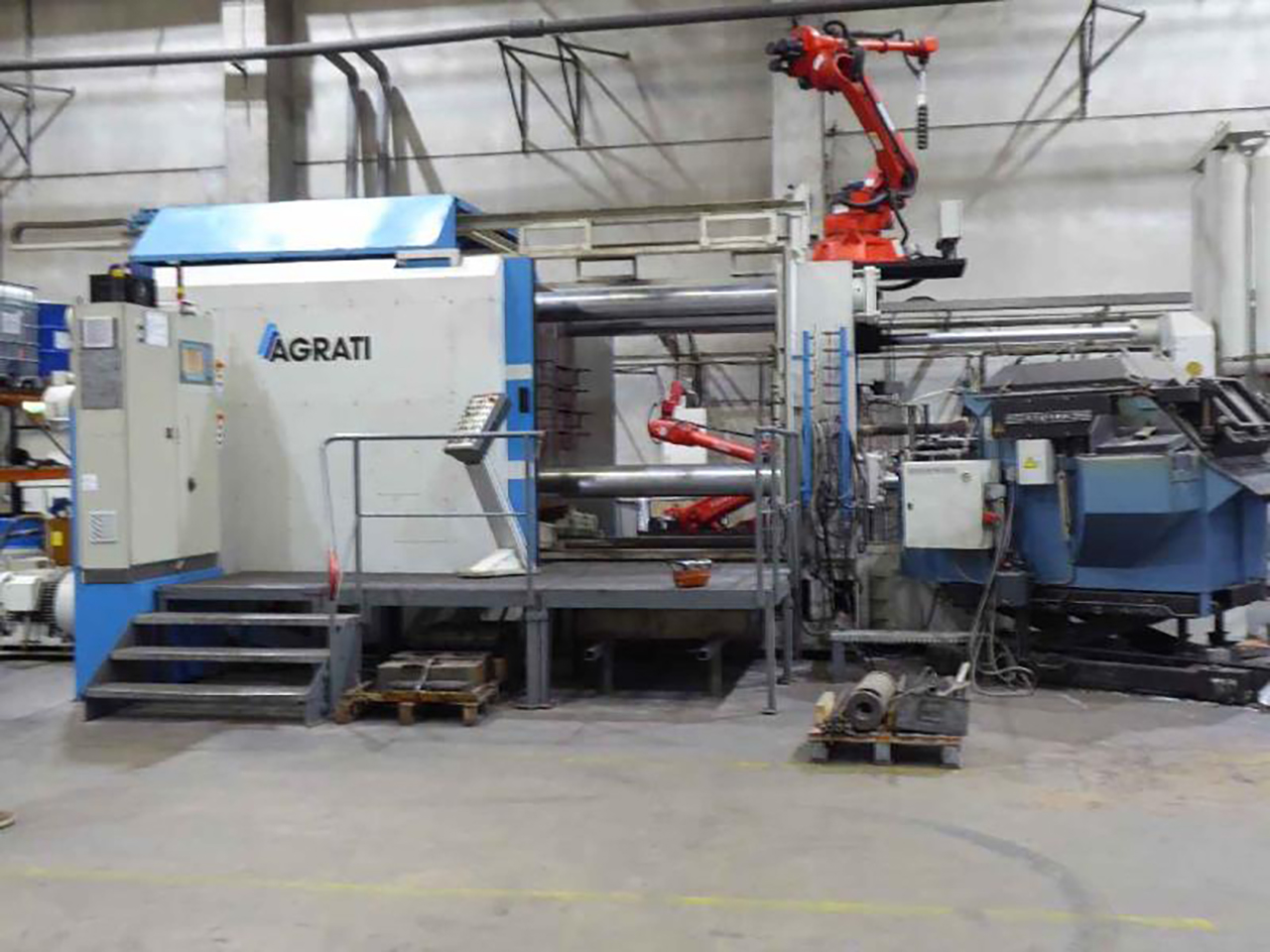Agrati CF 1600 cold chamber die casting machine KK1552, used