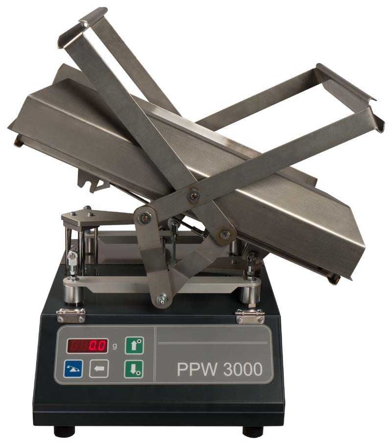 Balance haute vitesse à double inclinaison PPW 3000 pour le contrôle de la complétude des composants