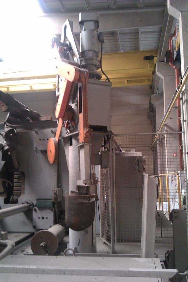 Wotan DMK h 2000 cold chamber die casting machine, used