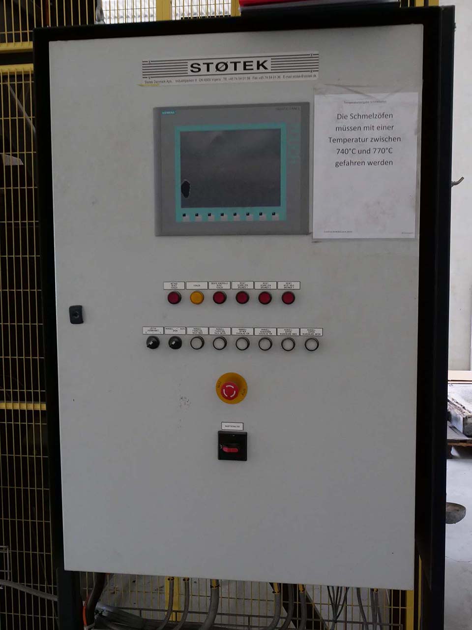 STØTEK SMGT 850 - 2000 melting and holding furnace O1678, used