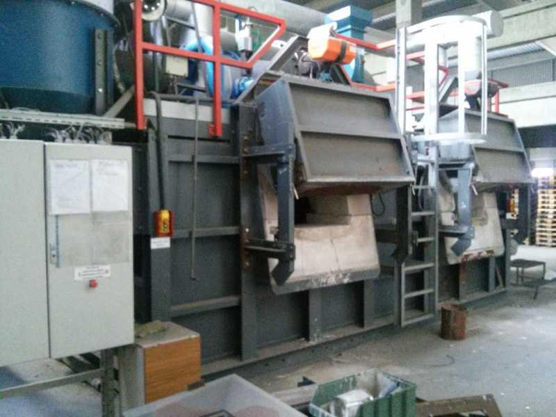 Broeze Mobil Metal Melter Aluminium Recycling plant, used O1616