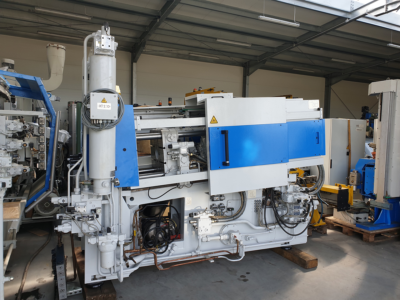 Reconditioning of Frech DAW 80 hot chamber die casting machine