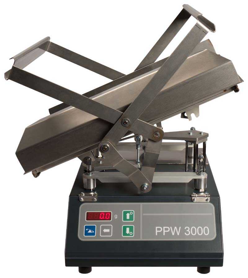 Balance haute vitesse à double inclinaison PPW 3000 pour le contrôle de la complétude des composants