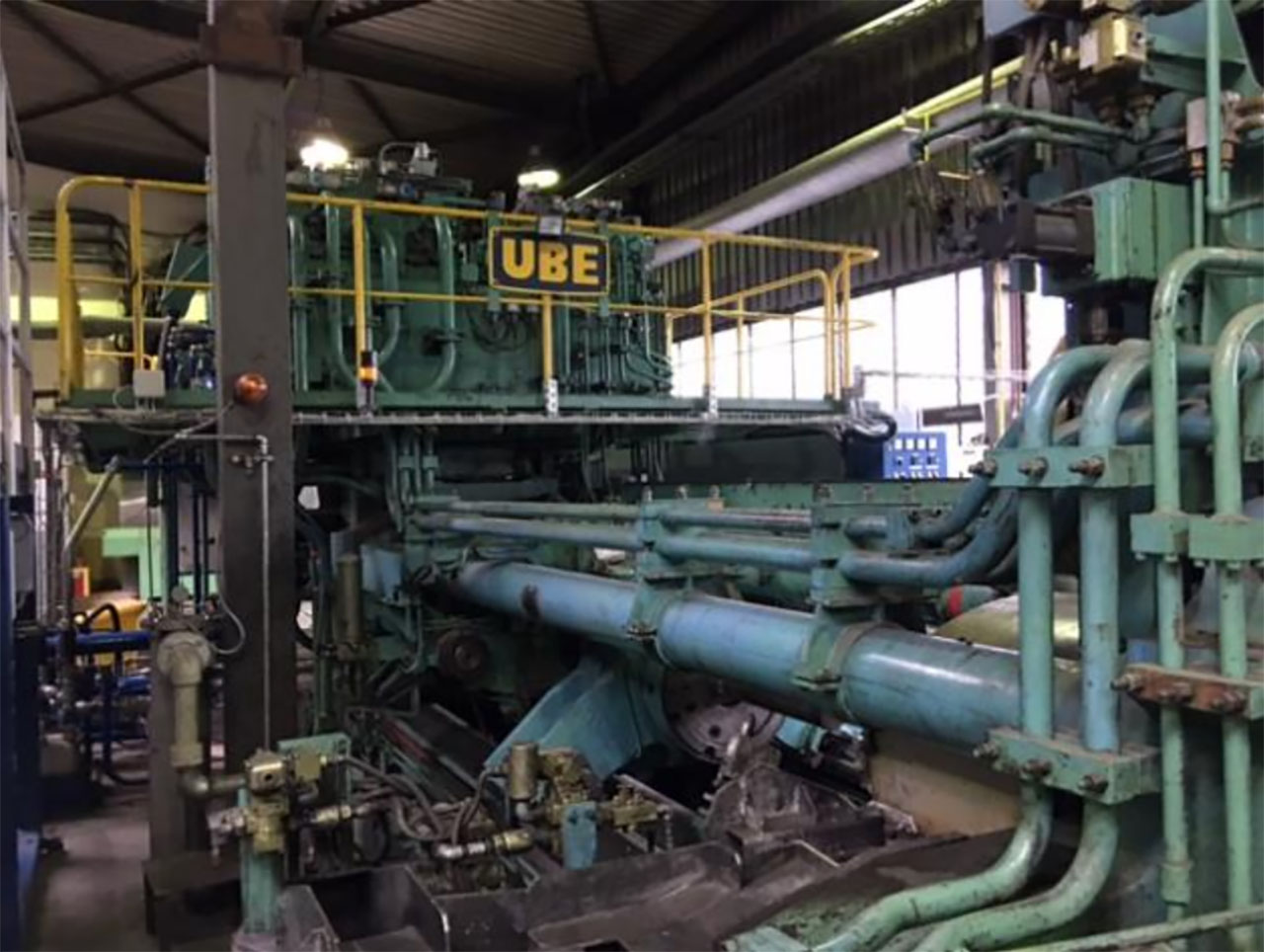 UBE 800T aluminium extrusion press PR2469, used