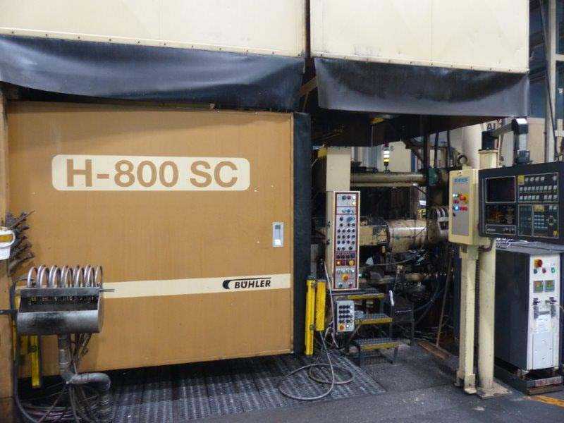 Buehler H 800 SC İkinci el soğuk kamaralı basınçlı döküm makineleri KK1316