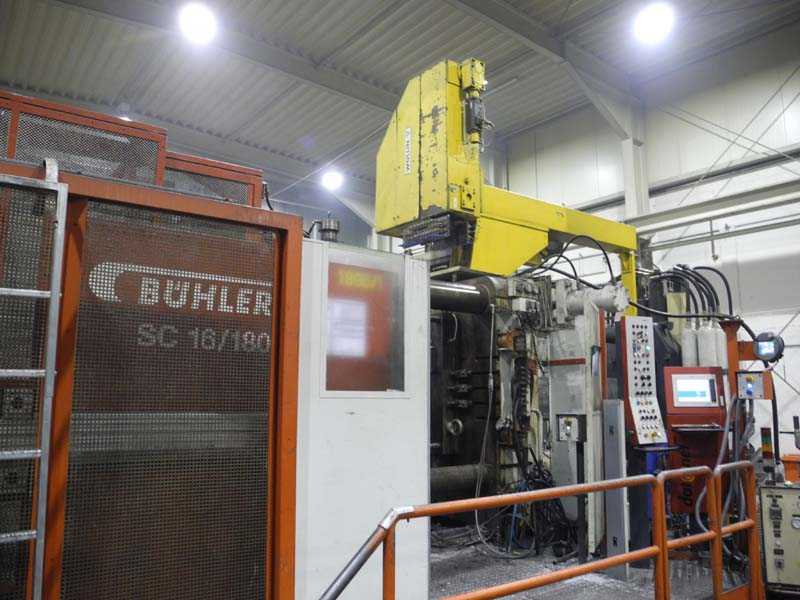 Buhler SC 16/180 Soğuk Kamara Basınçlı Döküm Makinesi, kullanılmış
