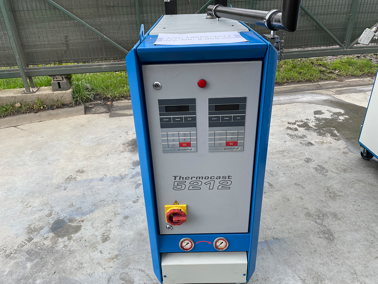 Robamat Thermocast 5212 oil temperature control unit ZU2217, used