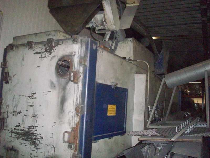 Walther Trowal THM 500 Continous Shotblasting Machine, used