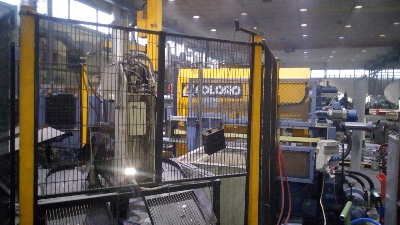 Colosio PFO 320 cold chamber die casting machine KK1575, used