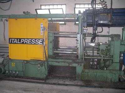 Italpresse A 170 soğuk kamaralı basınçlı döküm makinesi, kullanılan