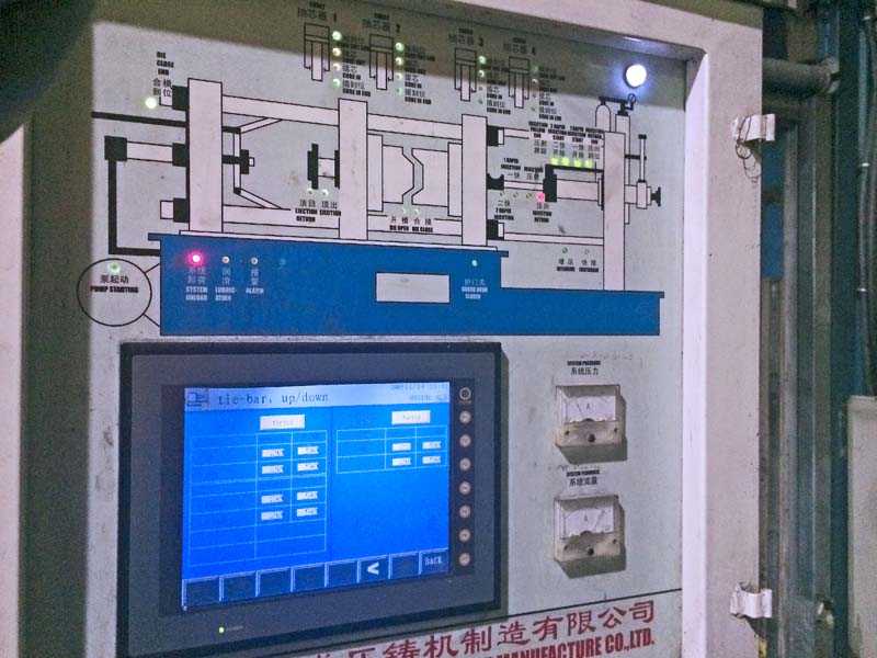 WUXI JS 200H cold chamber die casting machine, used KK1302
