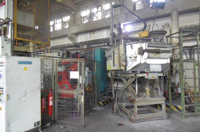 Weingarten GDK 1000/096 OC cold chamber die casting machine, used KK1371