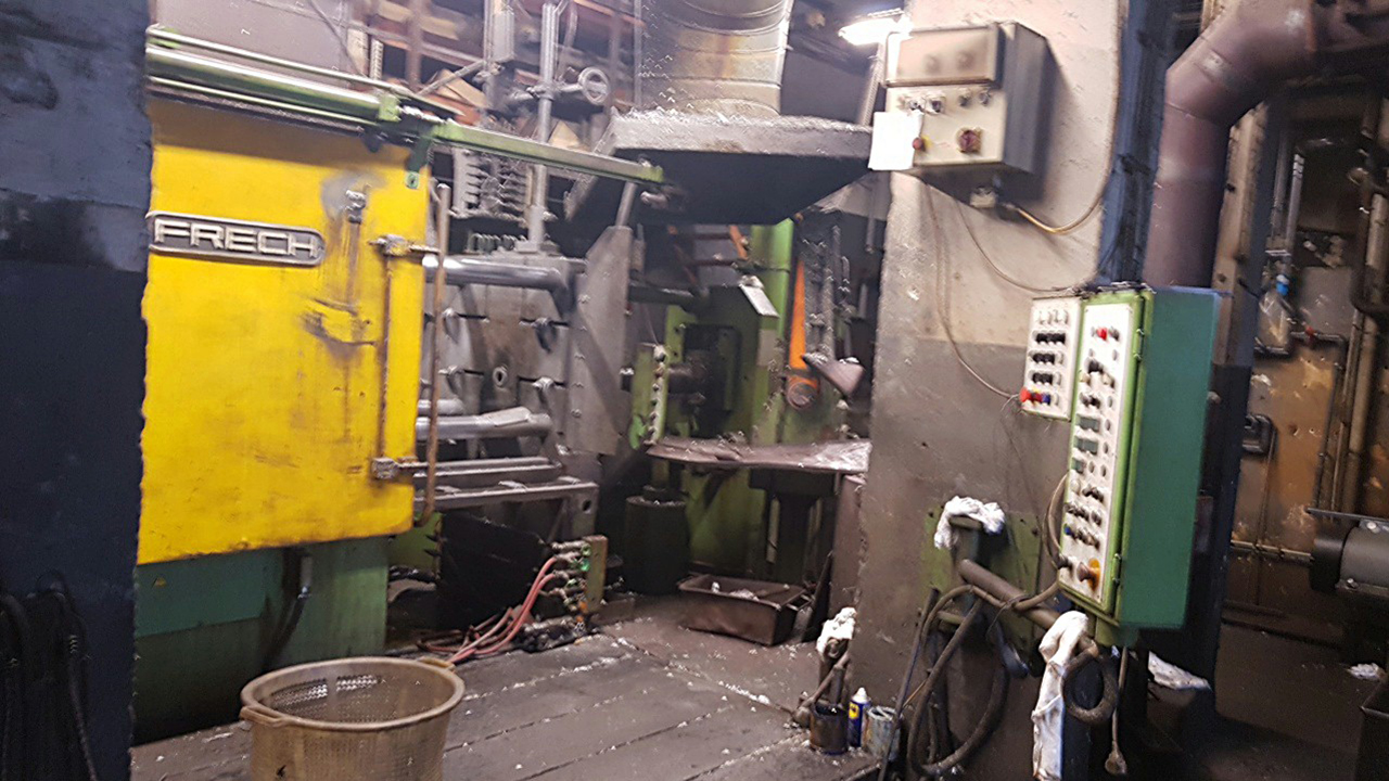 Frech DAK 200 H cold chamber die casting machine KK1503, used
