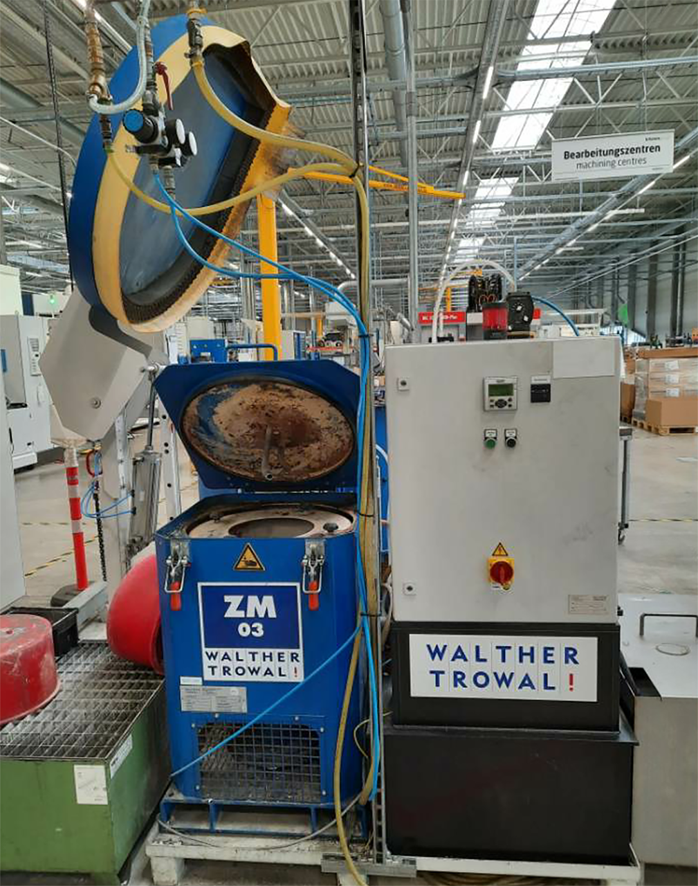 Walter Trowal CB 300 rotary vibratory finishing machine GA2239, used